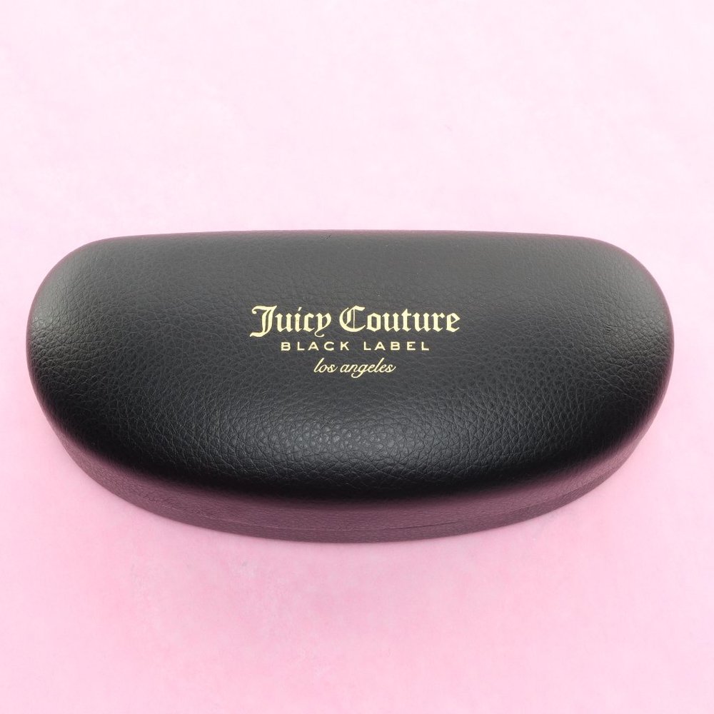 Juicy Couture Black Label Sunglasses Case Large Size • OS • Black/Gold